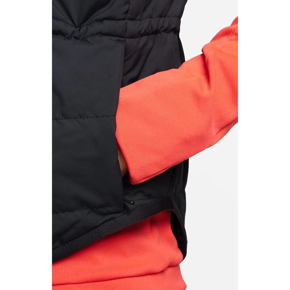 Nike Therma-FIT Womens Running Vest Black Quilted Puffer FB7537-010 Large NWT - Picture 4 of 8